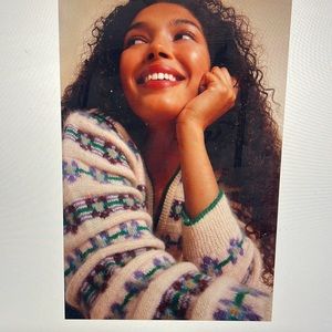 Rouje Paris knit sweater leora cardigan size 40